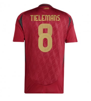 Bélgica Youri Tielemans #8 Primera Equipación Eurocopa 2024 Manga Corta